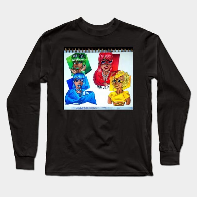 Crush on You Long Sleeve T-Shirt by Shevelle Creations